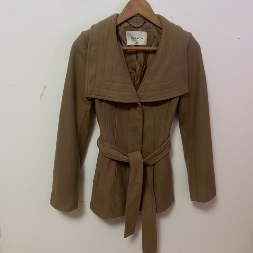 ARITIZA BABATON THE CONNOR CASHMERE  WOOL BLEND‎ COAT SIZE XXS
